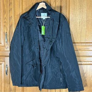Sam Edelman Mens Patch Pocket Jacket Black Water Repellent SE2347 Medium NWT